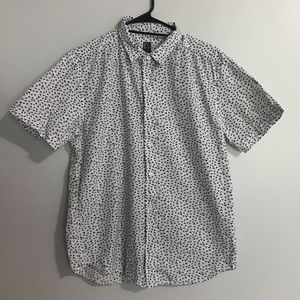 No Retreat button down shirt